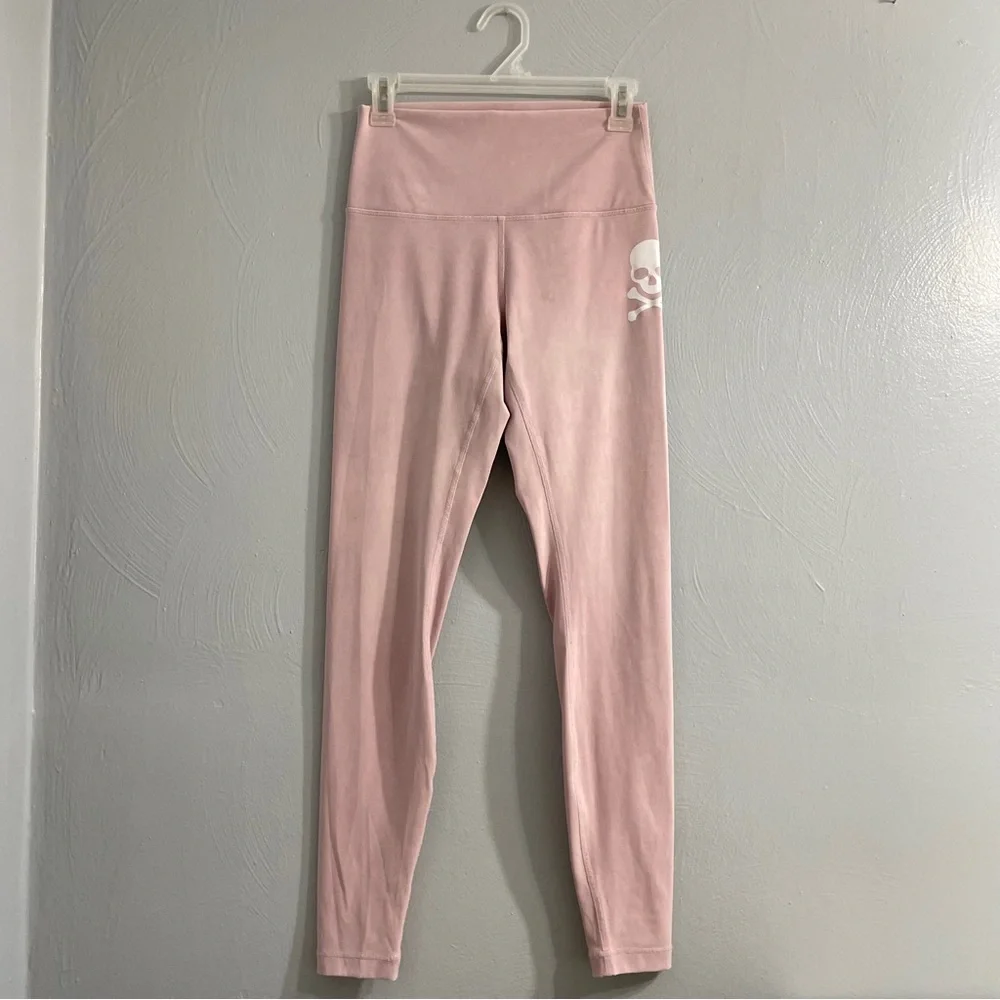 lululemon wunder under leggings tight snow washed Soul cycle size 6